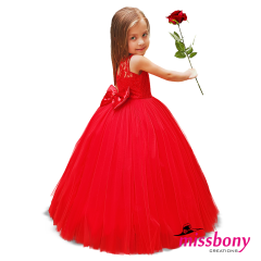 Childrens' lace evening gown, GRACE