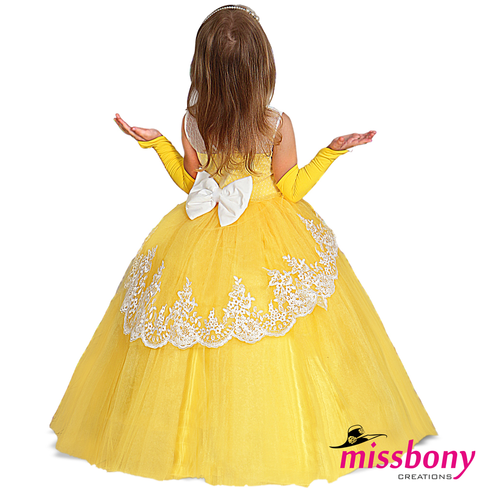 Girls' lace evening gown LINDA