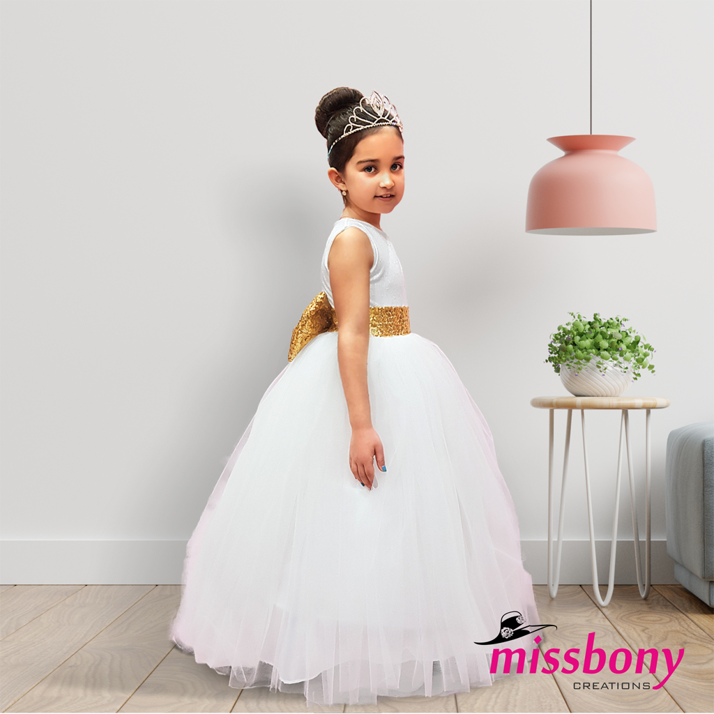 Kids' sequin evening gown MONA