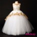 KALINA, Gold lace girls' formal dress