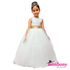 MONA, girls' sequined formal dress