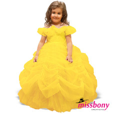 PRINCESS BELL dress, girls' luxury formal dress, costume