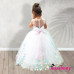 ROSA, girls' evening gown with flowers